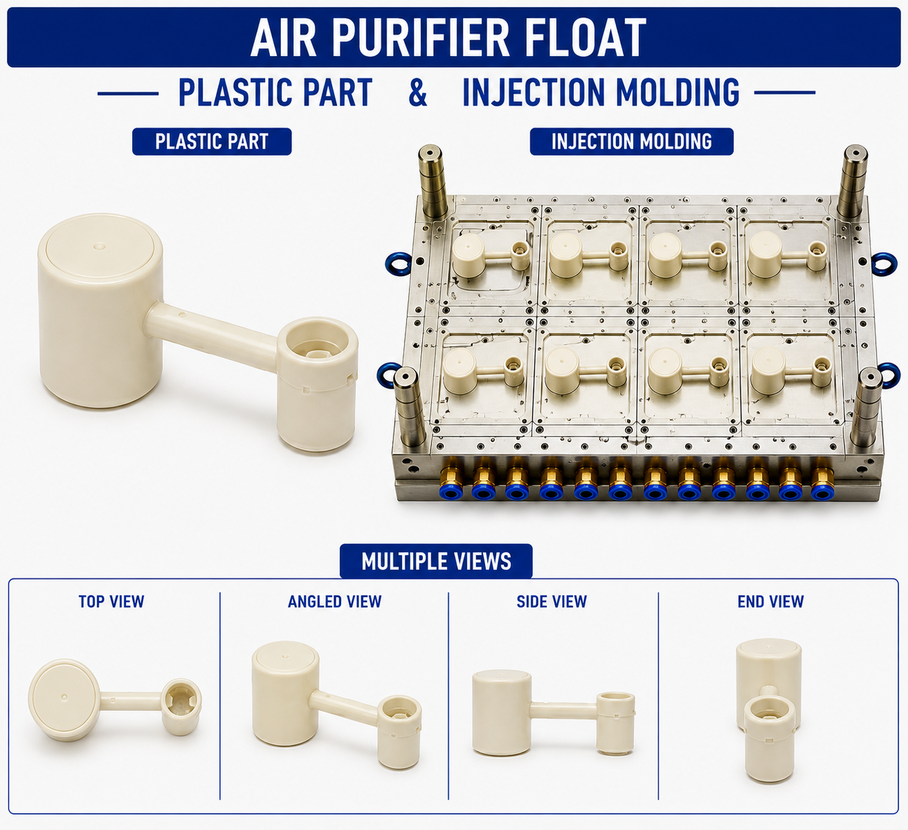 Air Purifier Plastic Float Mould and Moulding Service